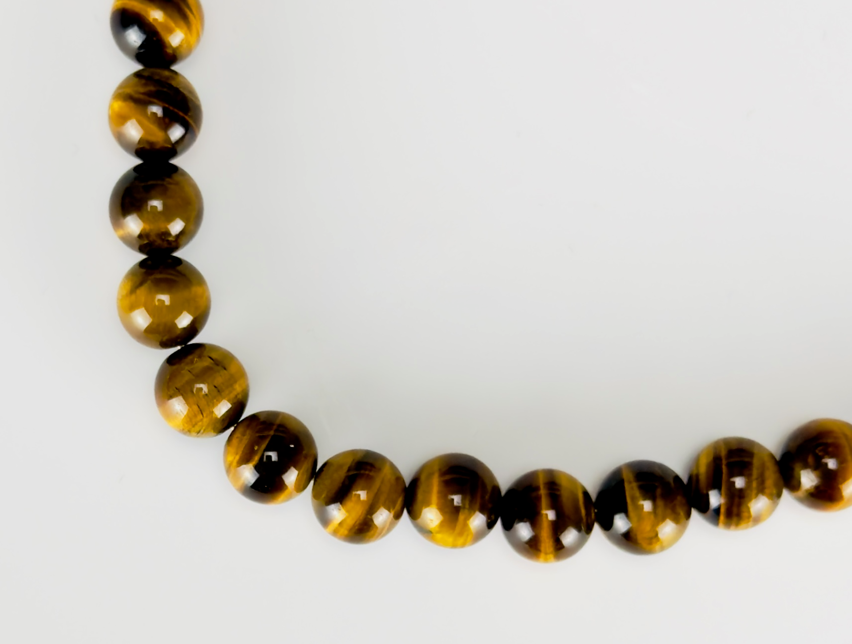 Tigers Eye and Sterling Silver Bracelet