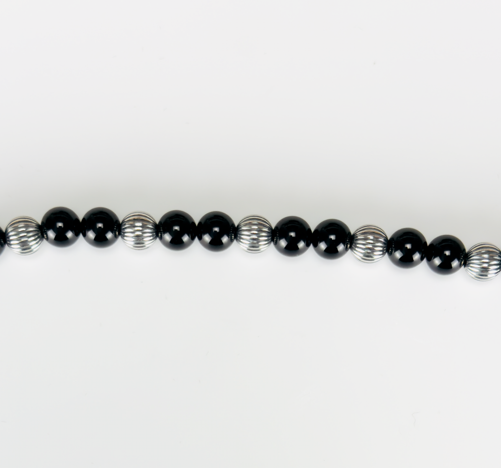 Onyx and 925 Sterling Silver