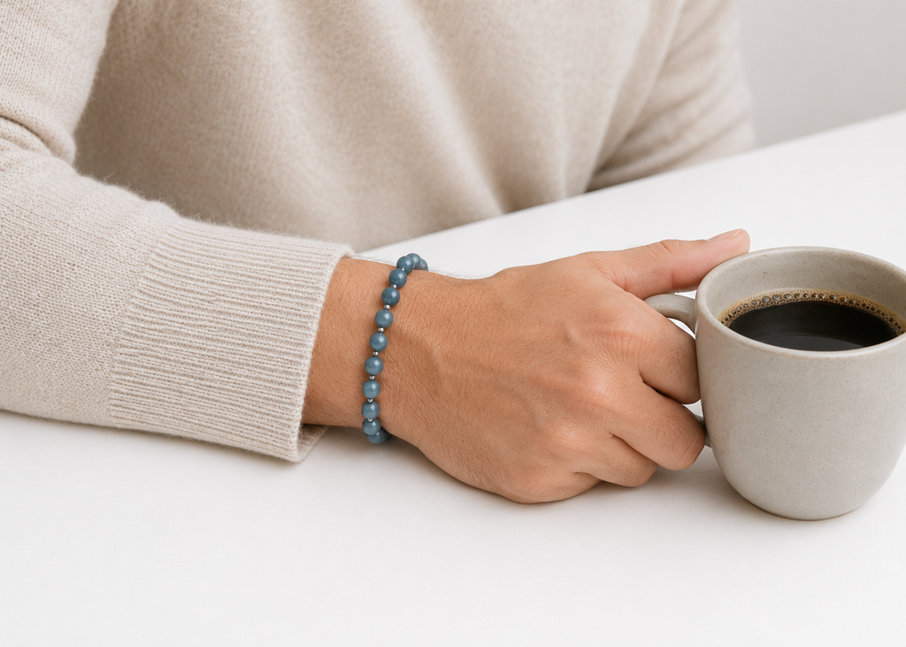 Rare Jade and Sterling Silver Bracelet